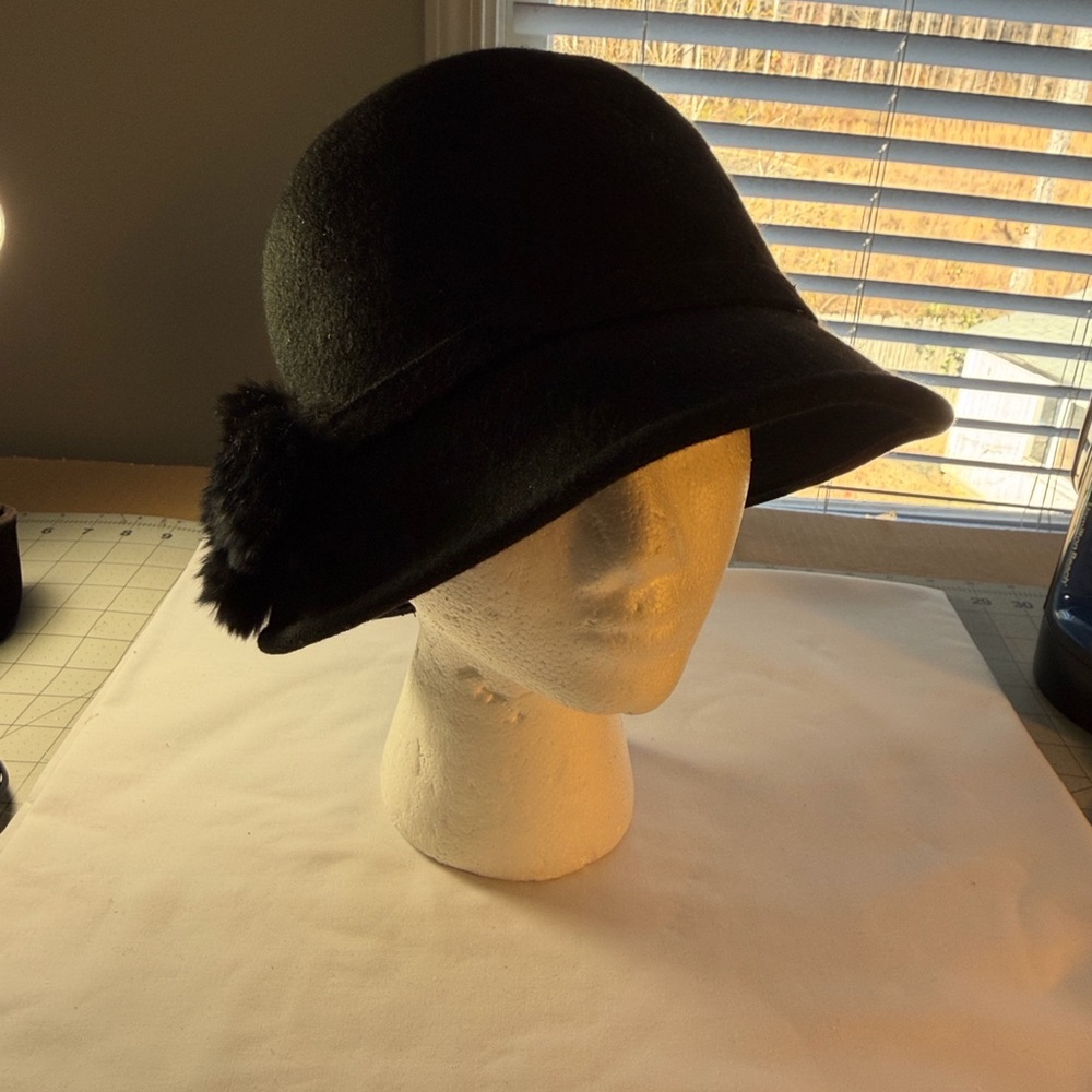 Regency Cashmere Saks vintage Elegant Coat with Fur Collar! Classic! W/Hat - Picture 16 of 16